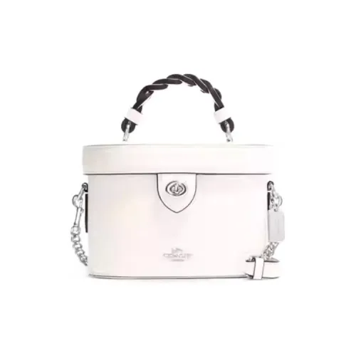 COACH Kay Кожа Ведрообразная Сумка Сумка через плечо Маленькая Женская Белая