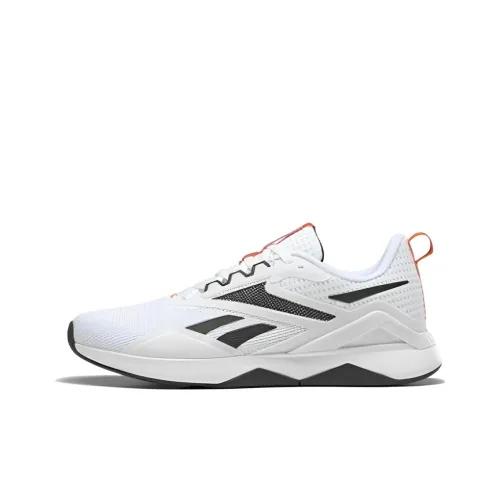 Reebok Low Топ Тренировочные Кроссовки Мужские Белые Серые Оранжевые