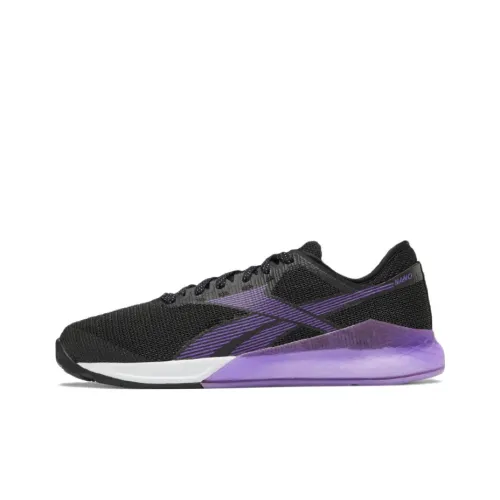 Reebok Nano 9,0 Low Топ Тренировочные Кроссовки Мужские Черные Фиолетовые