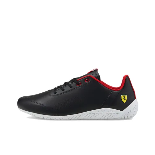 PUMA Scuderia Ferrari Ridge Cat Low Top Racing Training Shoes Men's Black Red