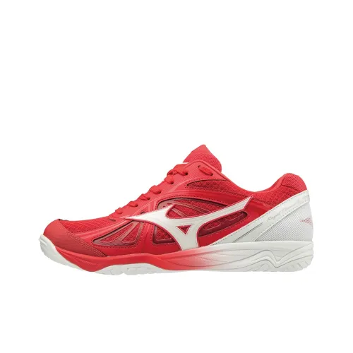 Mizuno Wave Rider 25 Широкий устойчивый к истиранию дышащий низкий топ волейбольные кроссовки унисекс красный белый широкая подкладка