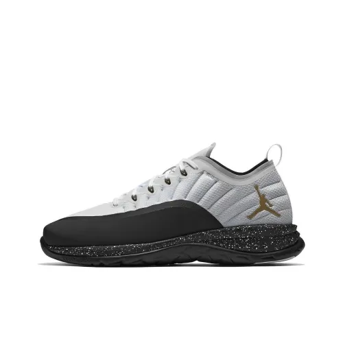 Jordan Trainer Prime Shock Absorbers Slip-Resistant Low-Top Training Shoes Men's Black White Джордан Тренер Прайм Шок Абсорберс Антискользящий Низкий Топ Тренировочные Кроссовки Мужские Черный Белый