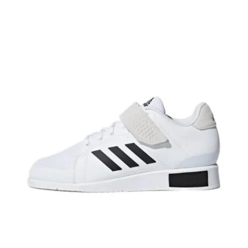 Adidas Power Perfect Abrasion Resistant MID Топ Кроссовки для тренировок Мужской Белый