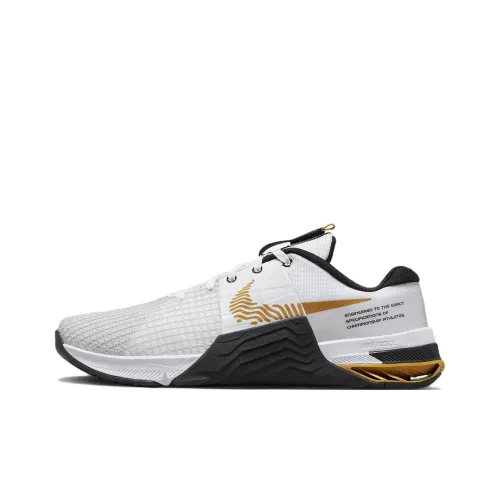 Nike Metcon 8 Low Топ Кроссовки для тренировок Мужской Белый Золото