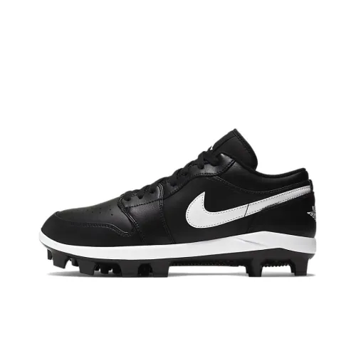 Jordan Air Jordan 1 Ретро MCS Low Амортизация Износостойкий Низкий Топ Бейсбольные Кроссовки Мужские Черные