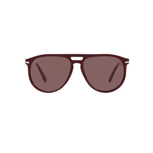 PERSOL Пластиковая оправа Aviator Солнцезащитные очки Унисекс Красный