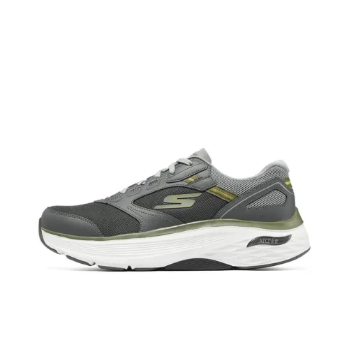 Skechers Max Cushioning Arch Fit Xingmai Коллекция Амортизация Легкий Низкий Топ Кроссовки для тренировок Мужские Серые