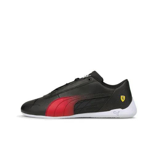 PUMA Scuderia Ferrari Low Топ Тренировочные Кроссовки Мужские Черные Красные Белые