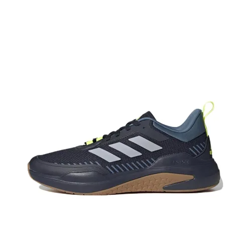 Adidas Trainer V Slip-resistant Abrasion-resistant Low-top Training Shoes Men's Black Blue Adidas Trainer V Противоскользящие устойчивые к истиранию низкие кеды для тренировок Мужские Черный Синий