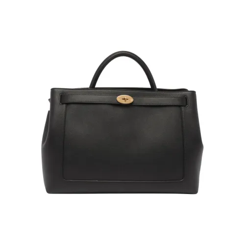 Mulberry Телячья кожа Сумка через плечо Сумка Маленькая Женская Черная