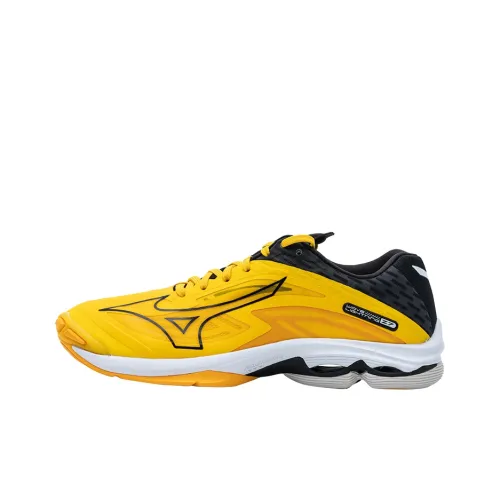 Кроссовки для волейбола Mizuno Wave Lightning Z7, низкий топ, лимонный цвет, унисекс