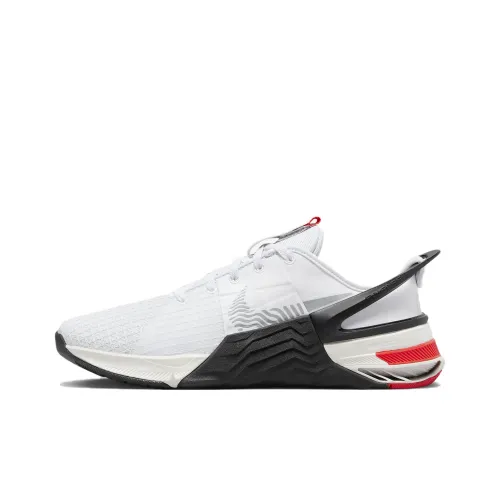 Nike Metcon 8 FlyEase Шокабойеры Противоскользящие Устойчивые к истиранию Низкий Топ Кроссовки для тренировок Унисекс Белый