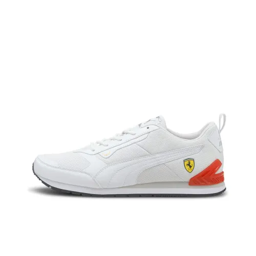 PUMA Scuderia Ferrari Low Топ Тренировочные Кроссовки Мужские Белые