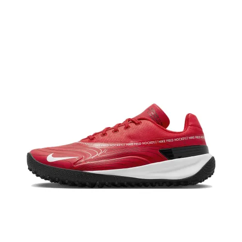 Nike Vapor Drive Шокабойеры Противоскользящие Устойчивые к истиранию Низкий Топ Хоккейная Обувь Красно-белый