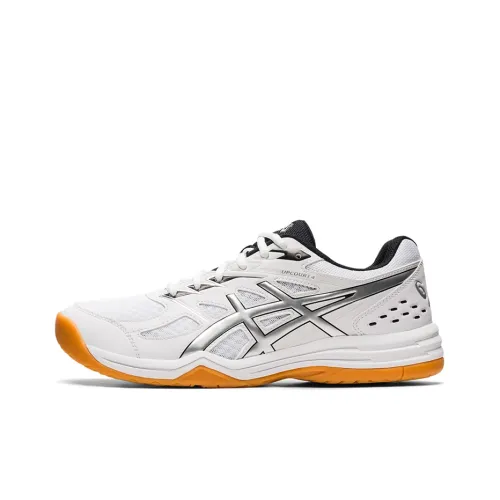 Asics UPCOURT 4 Low Топ Кроссовки для тренировок Мужские Белый Серебряный