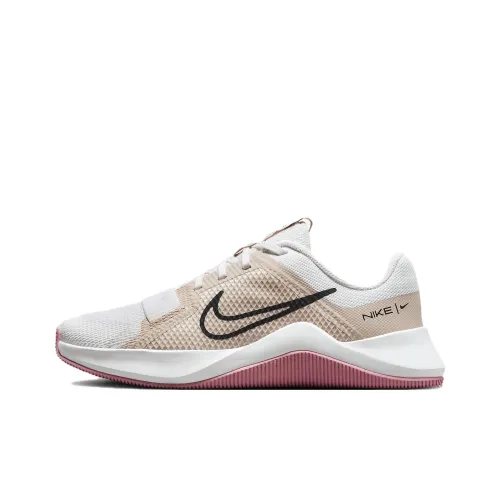 nike MC Trainer 2 Амортизирующие шоки Противоскользящие Низкие Кроссовки для тренировок Женские Белые Коричневые