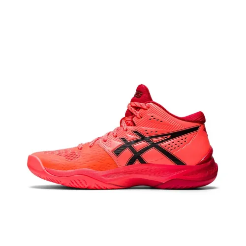 Asics SKY ELITE FF MT Токио Устойчивые к истиранию MID Тренировочные кроссовки Женские Китайский Красный