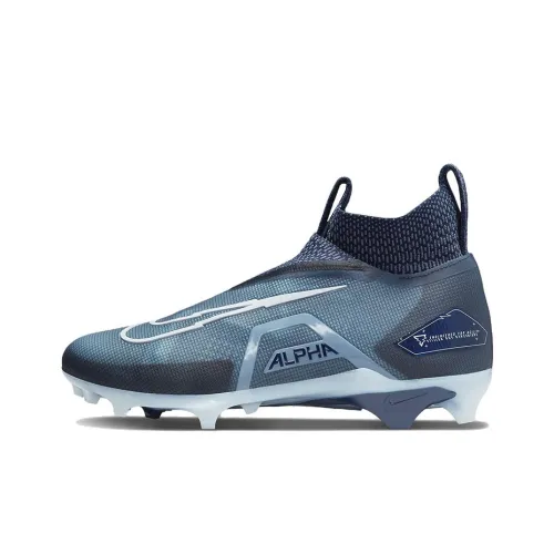 Nike Alpha Menace Elite 3 Амортизирующие подошва Устойчивые к истиранию Высокий топ Тренировочные кроссовки Мужские Синие