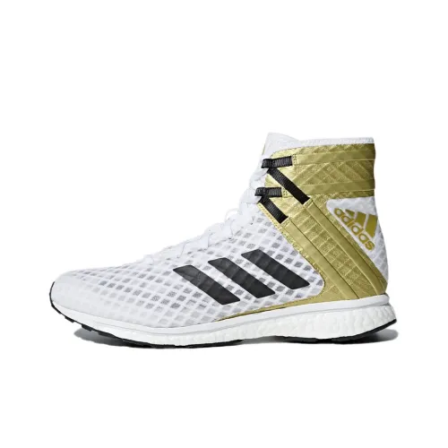 Adidas Speede 16,1 Boost Аbrasion Resistant High Топ Кроссовки для тренировок Унисекс Белый Золото