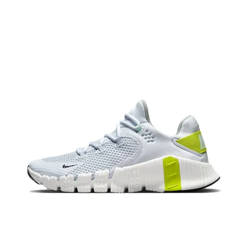 nike Metcon 4 Бесплатно Амортизаторы Slip-resistant Abrasion-resistant Низкий топ Кроссовки для тренировок Женские Синий Зеленый