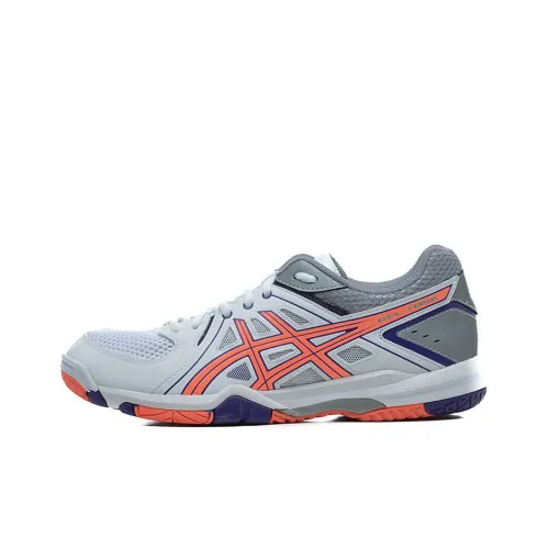Asics Gel Task Abrasion Resistant Низкий Топ Кроссовки для тренировок Женские Серый Оранжевый