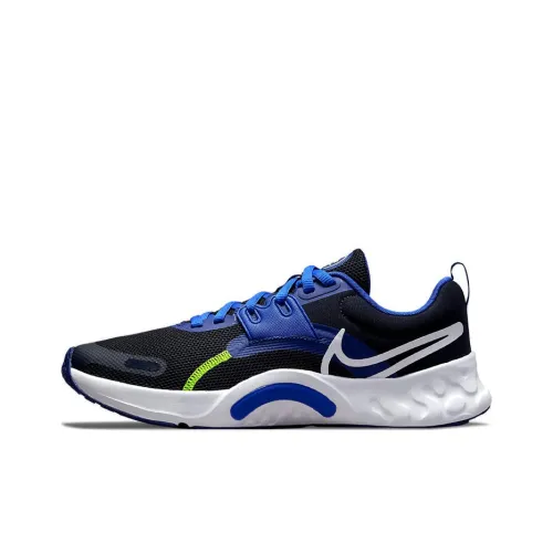 Nike Renew Retaliation Tr 3 с амортизацией противоскользящие устойчивые к истиранию низкий топ кроссовки для тренировок мужской черный синий