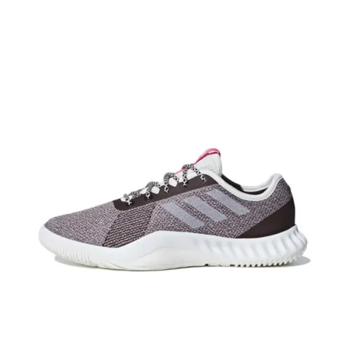 adidas Crazytrain LT Slip Resistant Abrasion Resistant Дышащий Низкий Топ Кроссовки для тренировок Женские Фиолетовый