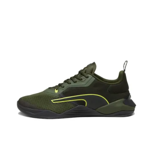 PUMA FUSE 2,0 Low Топ Тренировочные Кроссовки Мужские Черные Зеленые