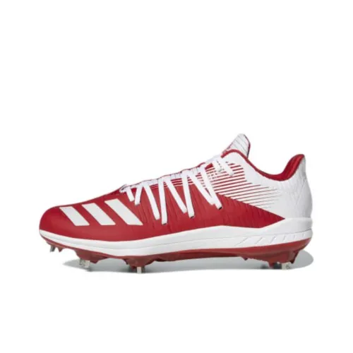 Adidas Afterburner 6 Adizero Устойчивые к истиранию Низкие Кроссовки для тренировок Мужские Красные Белые