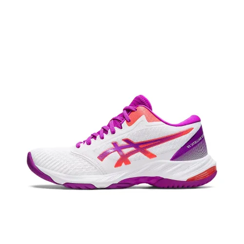 Asics Гель Netburner Ballistic MT FF 3 Низкие Кроссовки для тренировок Женские Белые Фиолетовые