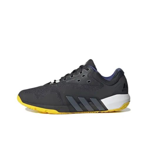 Adidas Dropset Trainer Slip-resistant Abrasion-resistant Low-top Training Shoes Men's Black Adidas Dropset Trainer Противоскользящие Устойчивые к истиранию Низкие Кроссовки для тренировок Мужские Черные