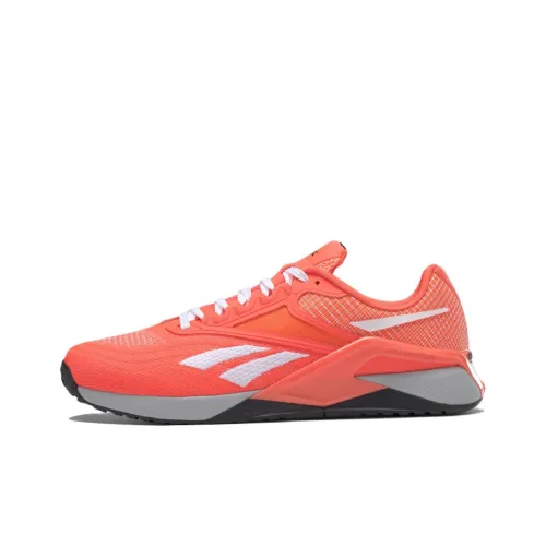 Reebok Nano X2 Low Топ Тренировочные Кроссовки Мужские Оранжевые Красные