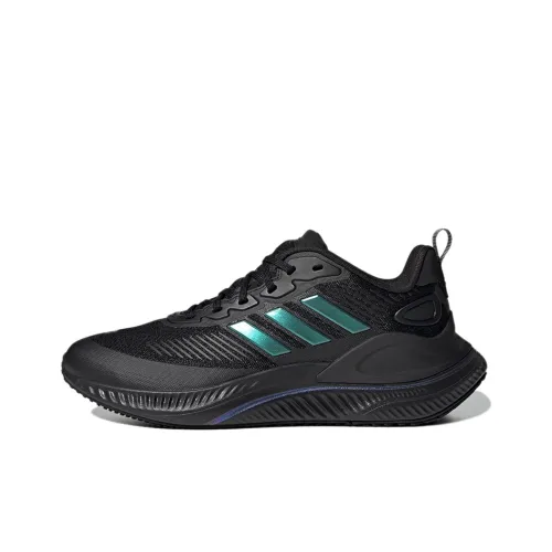 Adidas Alphamagma Slip Resistant Abrasion Resistant Низкие Кроссовки для тренировок Унисекс Черный Зеленый