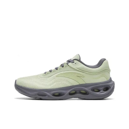 ANTA Низкие кроссовки для тренировок мужские зеленые и серые