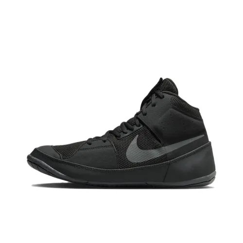 Nike FURY Амортизаторы Shock Slip-Resistant MID Тренировочные Кроссовки Унисекс Черные