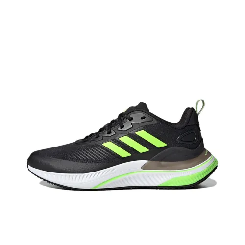 Adidas Alphamagma Slip Resistant Abrasion Resistant Низкие Кроссовки для тренировок Мужские Черные Зеленые