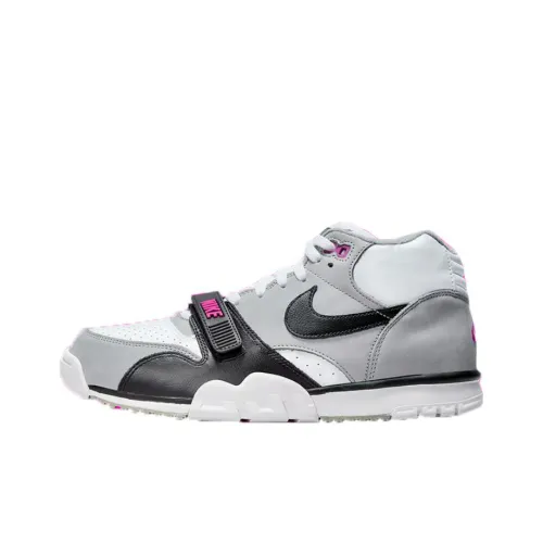 Nike Air Trainer 1 Устойчивый к истиранию Дышащий MID Тренировочные кроссовки Мужские Серый Черный