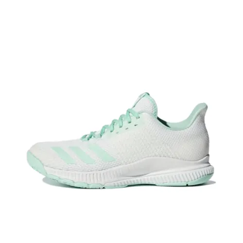 Adidas Crazyflight Bounce 2 Устойчивые к истиранию Низкие Кроссовки для тренировок Женские Белые Синие