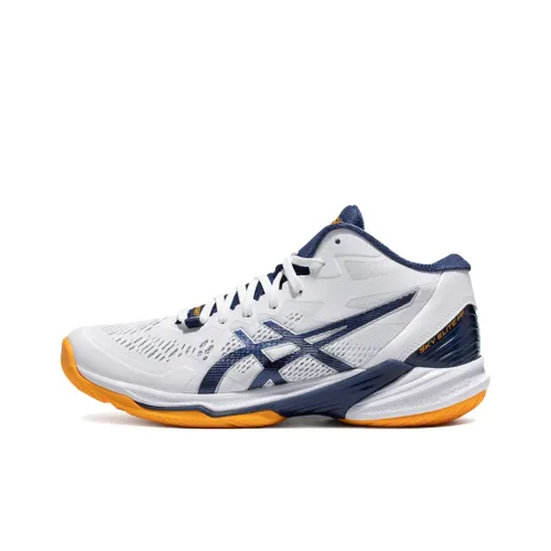 Asics SKY ELITE FF MT 2 Амортизация Устойчивый к истиранию Дышащие Низкие Кроссовки для тренировок Мужские Белый Синий