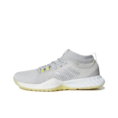 adidas Crazytrain Slip Resistant Abrasion Resistant MID Топ Кроссовки для тренировок Женские Серый