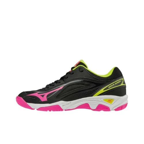 Mizuno Wave Ghost Slip-resistant Abrasion-resistant Low-top Training Shoes Women's Black Pink