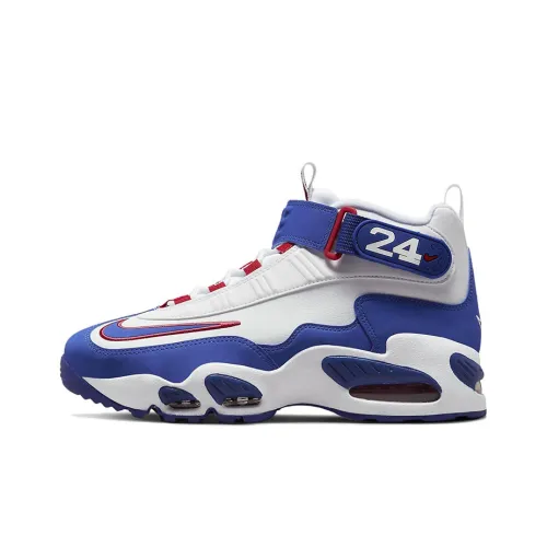Nike Air Griffey Max 1 Амортизаторы Шок Устойчивость к Износу MID Тренировочные Кроссовки Мужские Синие Белые