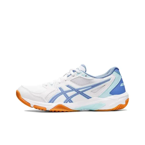 Asics Гель Ракета 10 Low Топ Кроссовки для тренировок Женские Белые Церулеан