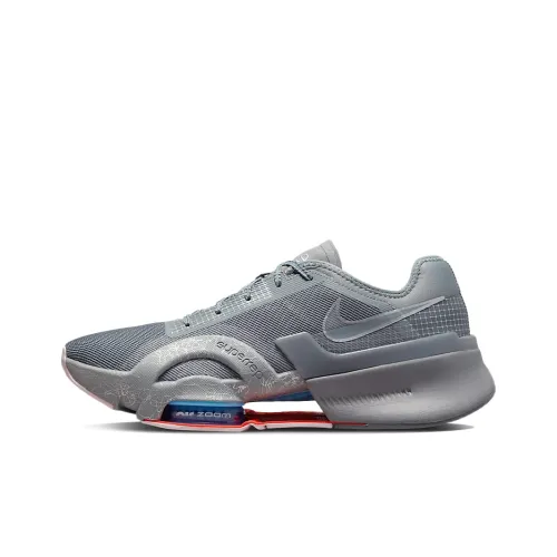 Nike SuperRep 3 Low Топ Кроссовки для тренировок Мужские Серые