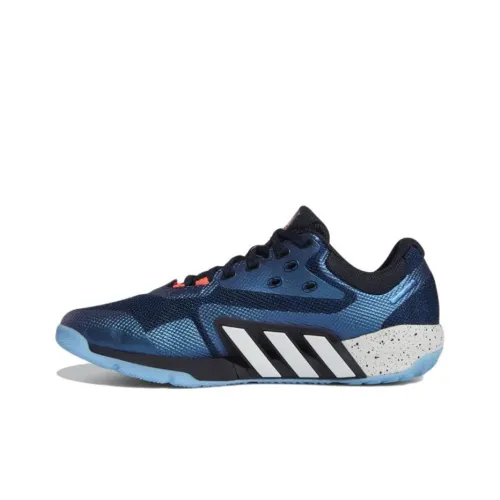 Adidas Dropset Trainer Slip-resistant Abrasion-resistant Low-top Training Shoes Men's Deep Sea Blue Adidas Dropset Trainer Slip-resistant Abrasion-resistant Низкие Кроссовки для тренировок Мужские Глубокий морской синий