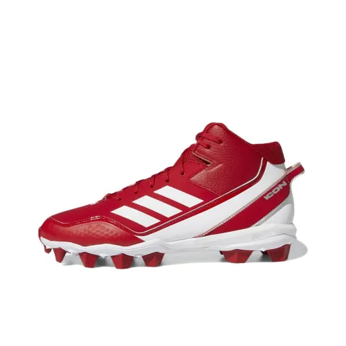 Adidas Icon 7 MID Md Бутсы Устойчивые к истиранию MID Тренировочные Кроссовки Мужские Красные