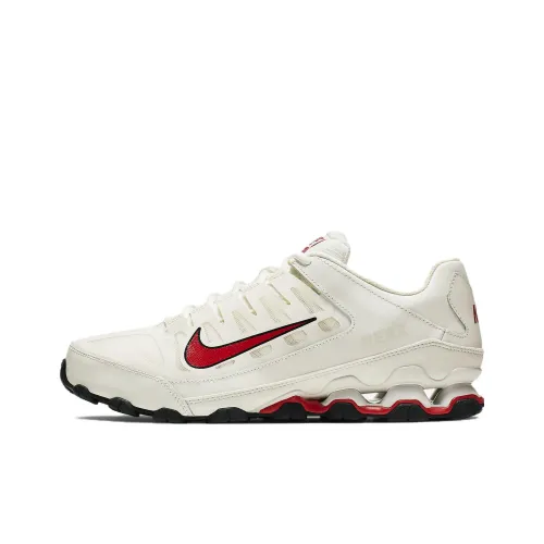 Nike Reax 8 TR Shock Absorbers Slip-Resistant Abrasion-Resistant Low-Top Training Shoes Men's White Red Найк Reax 8 TR Амортизирующие низкие кроссовки для тренировок противоскользящие устойчивые к истиранию мужские белые красные