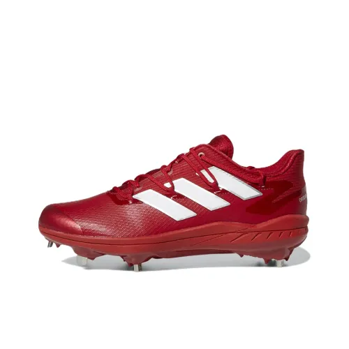 Adidas Adizero Cleats Afterburner 8 Устойчивые к истиранию Низкие Кроссовки для тренировок Мужские Красные
