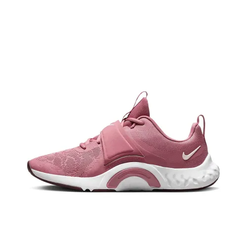 Nike Renew In Season TR 12 Shock Absorbers Slip-Resistant Abrasion-Resistant Low Top Training Shoes Women's Pink Найк Реньюв Ин Сезон TR 12 Шок-Абсорберы Противоскользящие Устойчивые к Износу Низкий Топ Тренировочные Кроссовки Женские Розовые