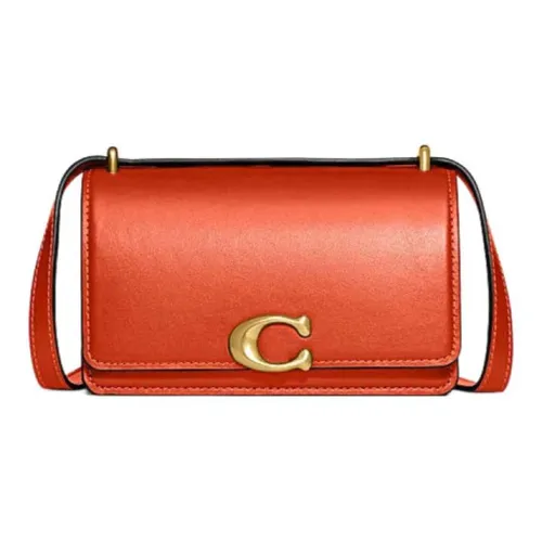 COACH Bandit Коровья кожа Конверт Сумка Плечевая сумка Женская Апельсин